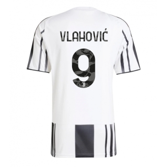 Juventus Dusan Vlahovic #9 Maglia Gara Casa Repliche 2025-26 Maniche Corte